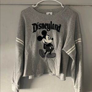 Gray Disneyland Mickey Mouse Sweatshirt
